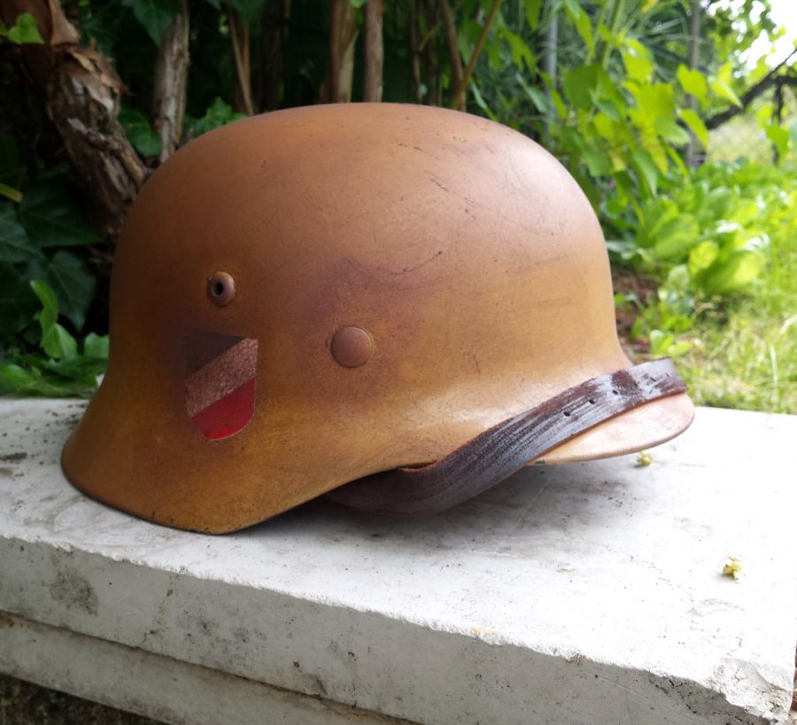M35 STAHLHELM AFRIKA KORPS DAK ELITE TRUPPEN www.helmfabrik.eu