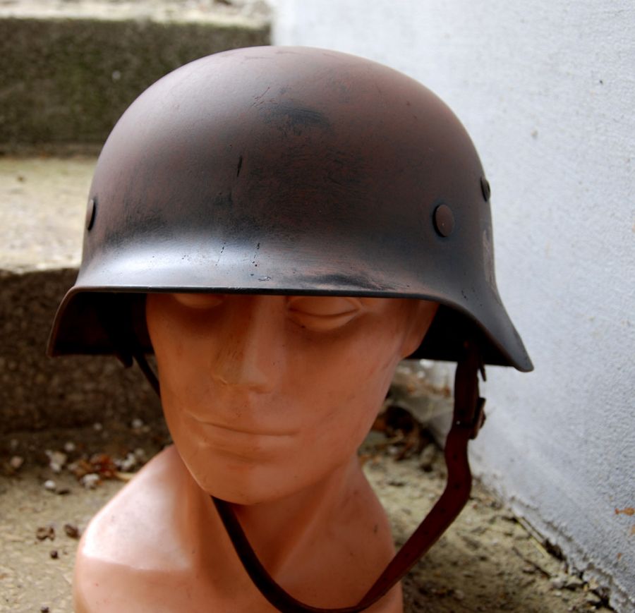 M35 STAHLHELM WH WEHRMACHT ELITE SCHWARZ www.helmfabrik.eu