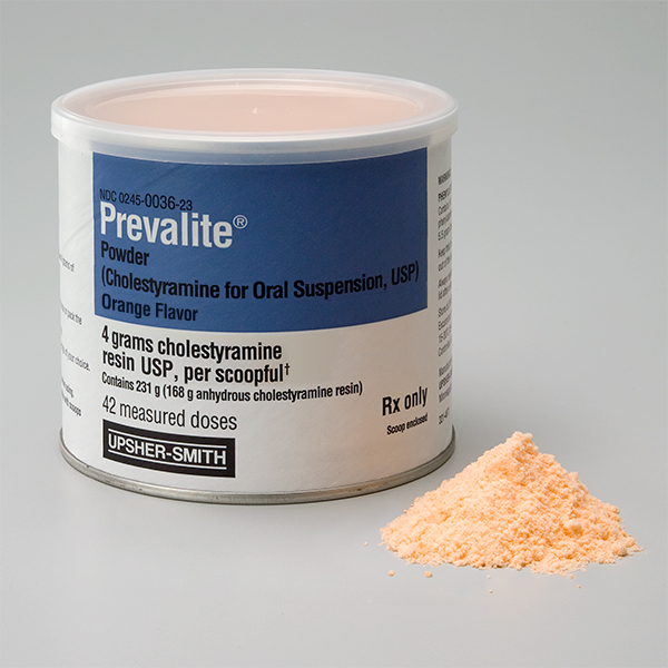 PREVALITE® Powder (CHOLESTYRAMINE for Oral Suspension, USP) UpsherSmith