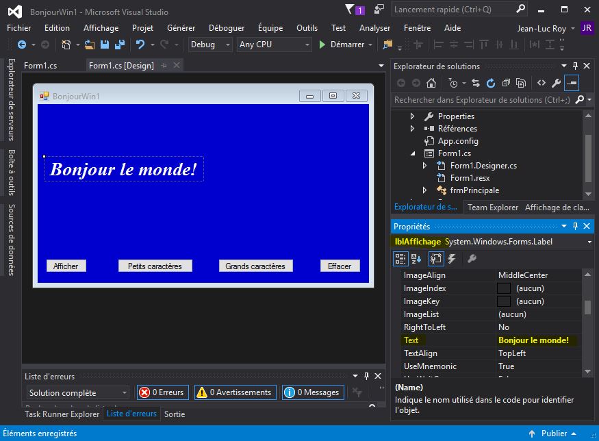 ICS4U Unité 3 Activité 1 Introduction à la construction d