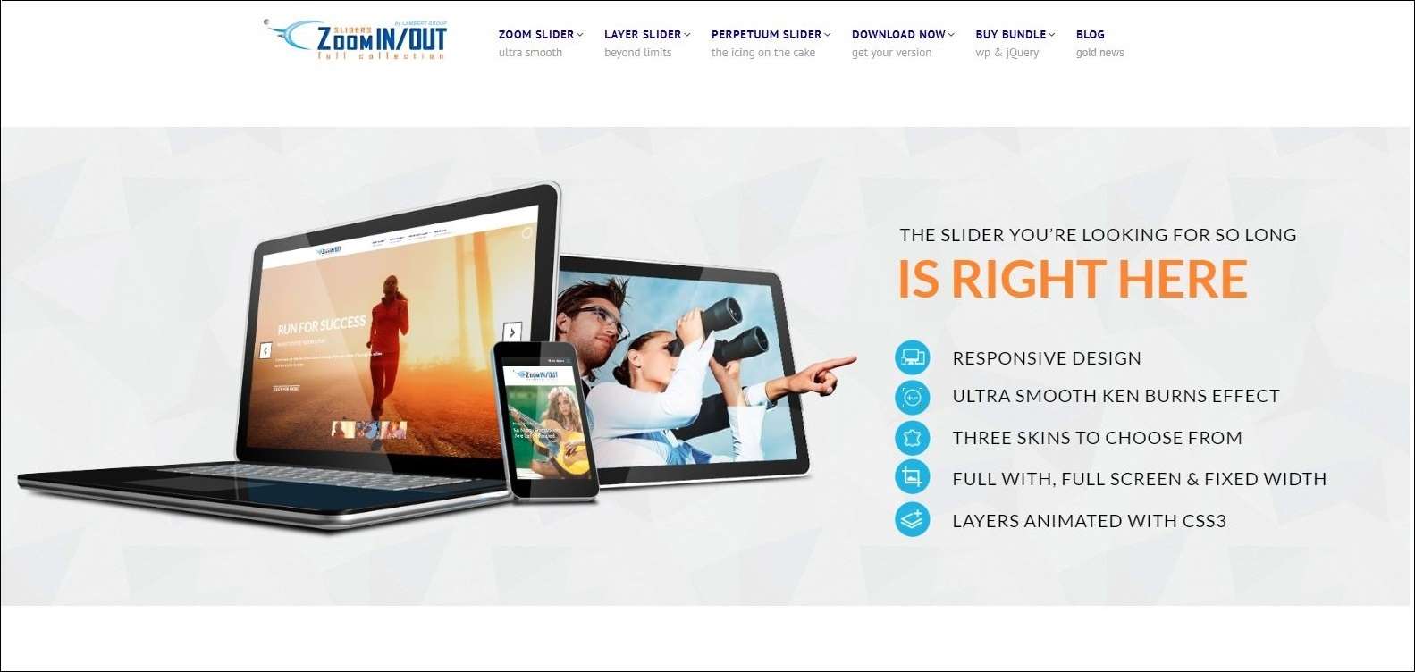 9Jquery Slider Zoom In . Out Effect Fully Responsive. 3Canvas