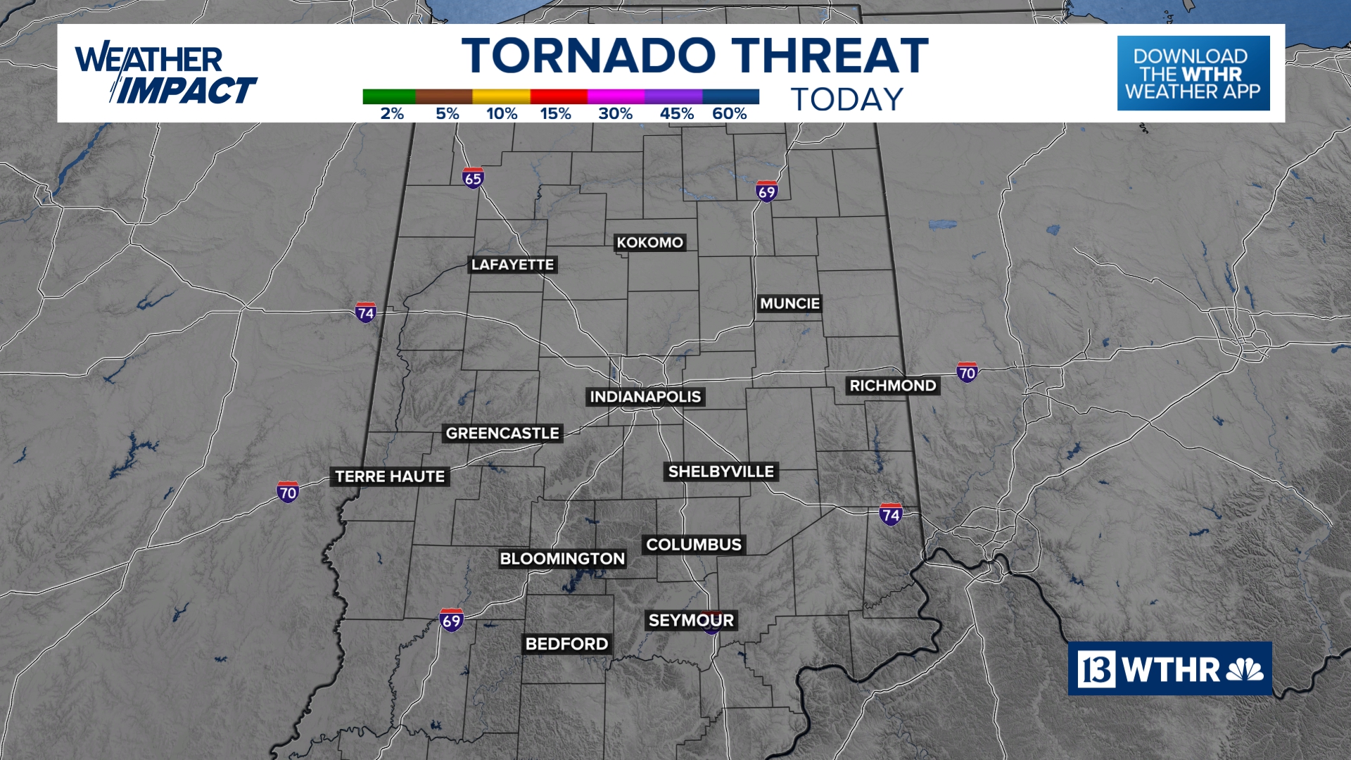 Indianapolis Weather Maps on WTHR