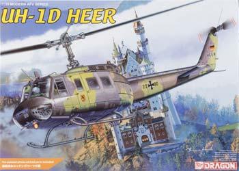 DML UH-1H HEER Helicopter Plastic Model Helicopter Kit 1/35 Scale #3542