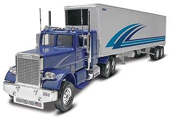 Freightliner/Trailer Snap Tite Plastic Model Vehicle Kit 1/32 Scale #85