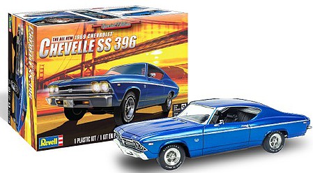 Revell-Monogram '69 Chevy Chevelle SS 396 Plastic Model Car Kit 1/25
