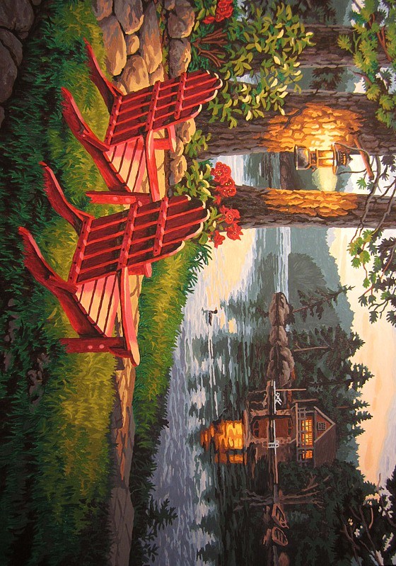 Adirondack Evening Paint By Number Kit 91357 pictures by tcurtis