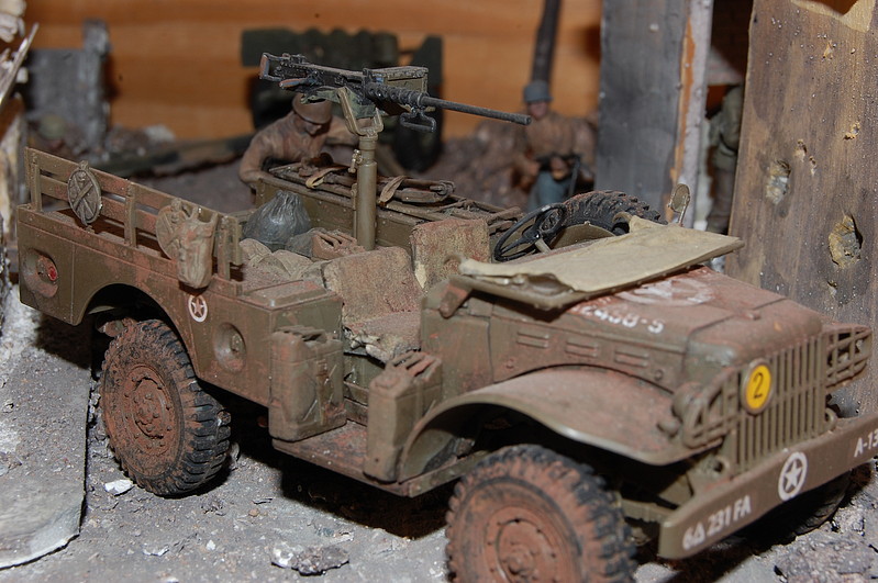 US WC51 3/4Ton 4x4 Jeep Plastic Model Military Jeep Kit 1/35