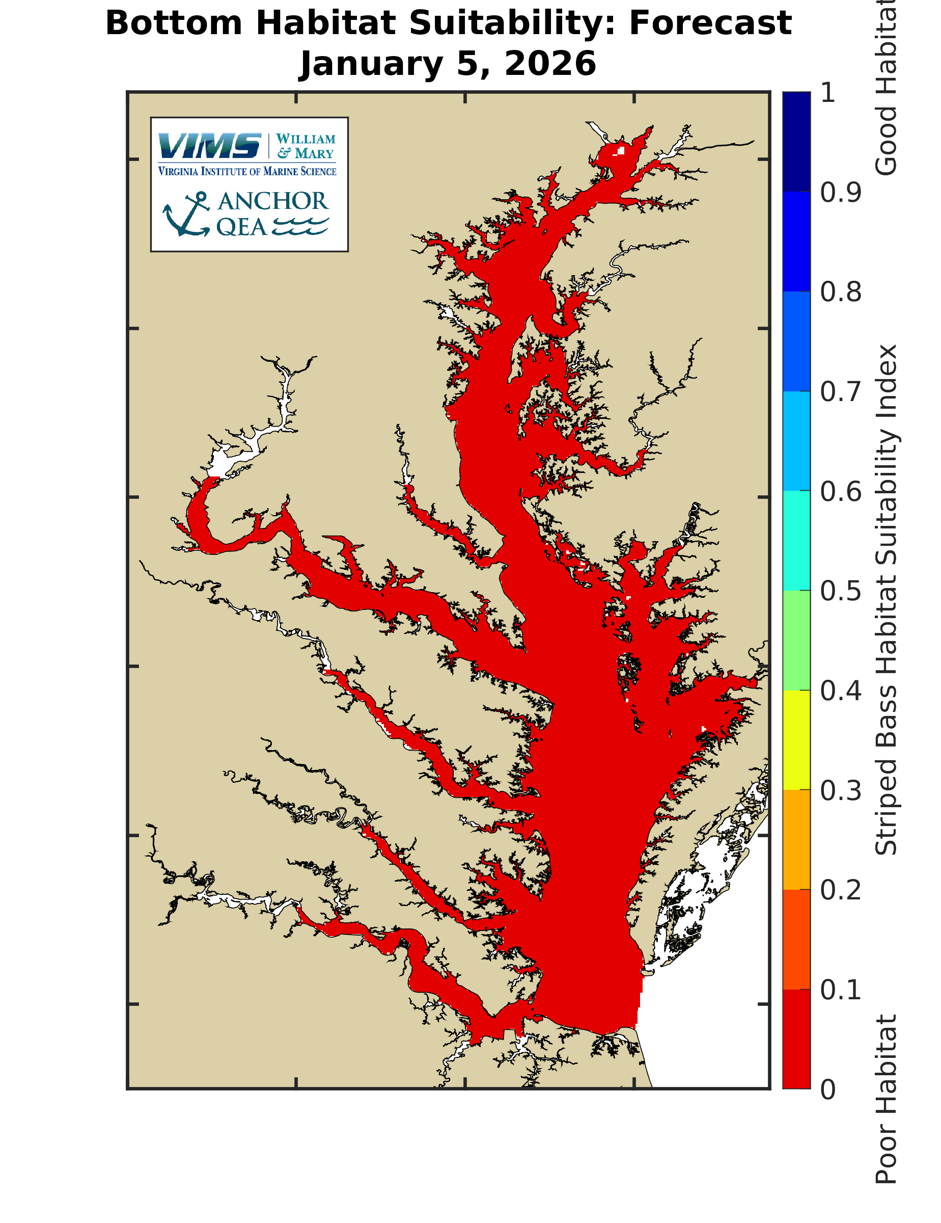 Striped Bass Habitat Virginia Institute of Marine Science