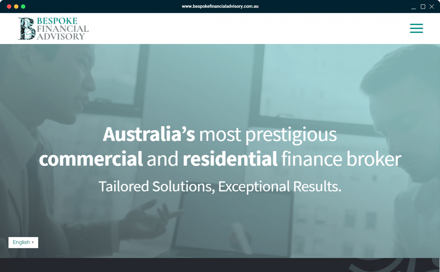 Bespoke Financial Advisory 99 site Design Digital Marketing