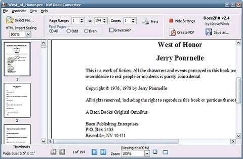 Convertir Docx a PDF y RTF con Docx2Rtf