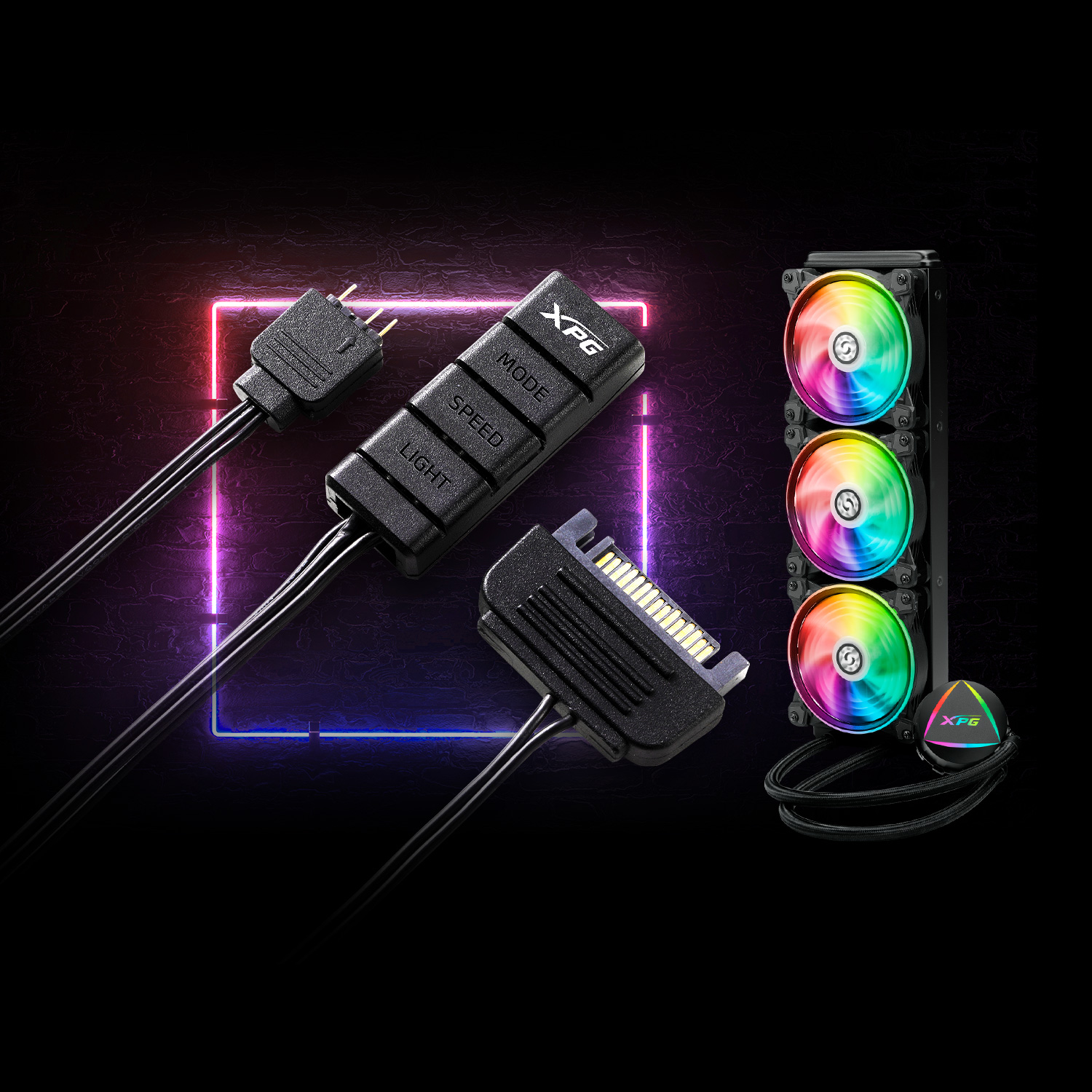 WATER COOLER XPG EPS LEVANTE 360 Addressable RGB360mm(LEVANTE360BKCWW