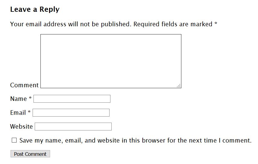 WordPress comment_form function with bootstrap 4 AppsGuides