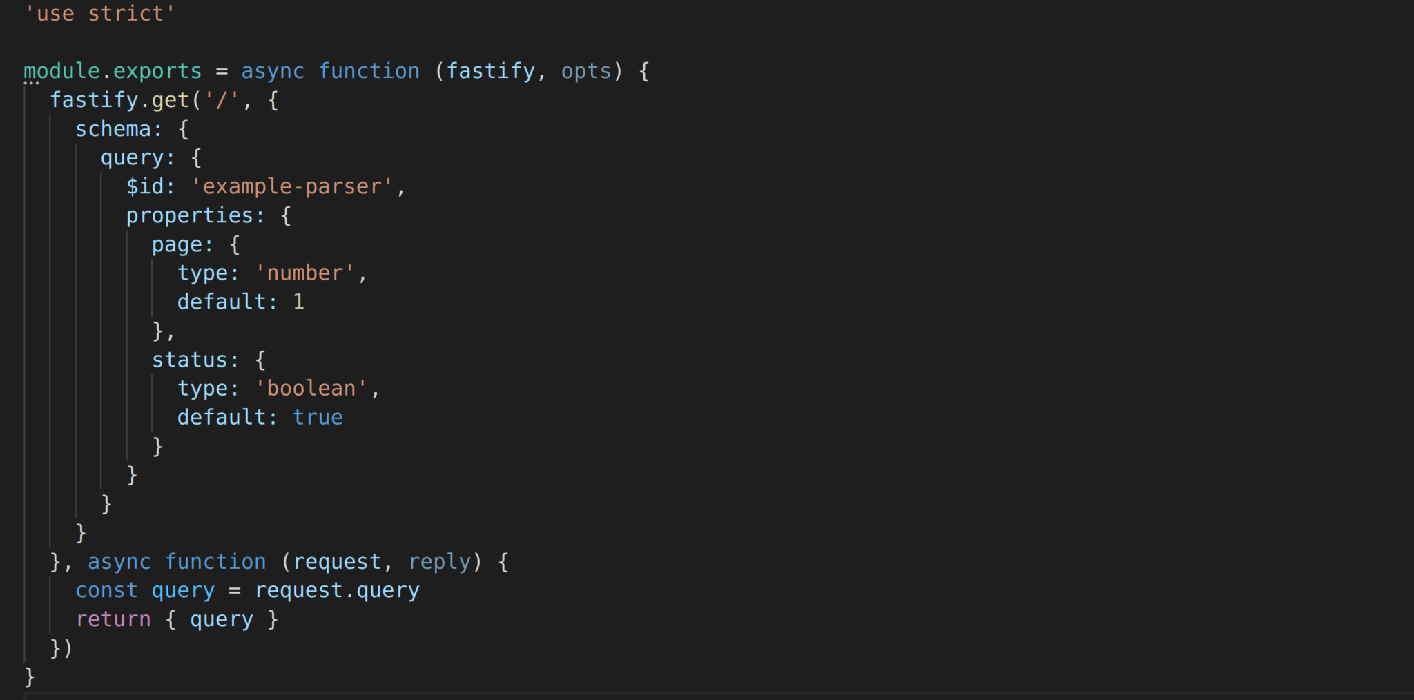 How to parse boolean or numeric values in fastify query string Varun