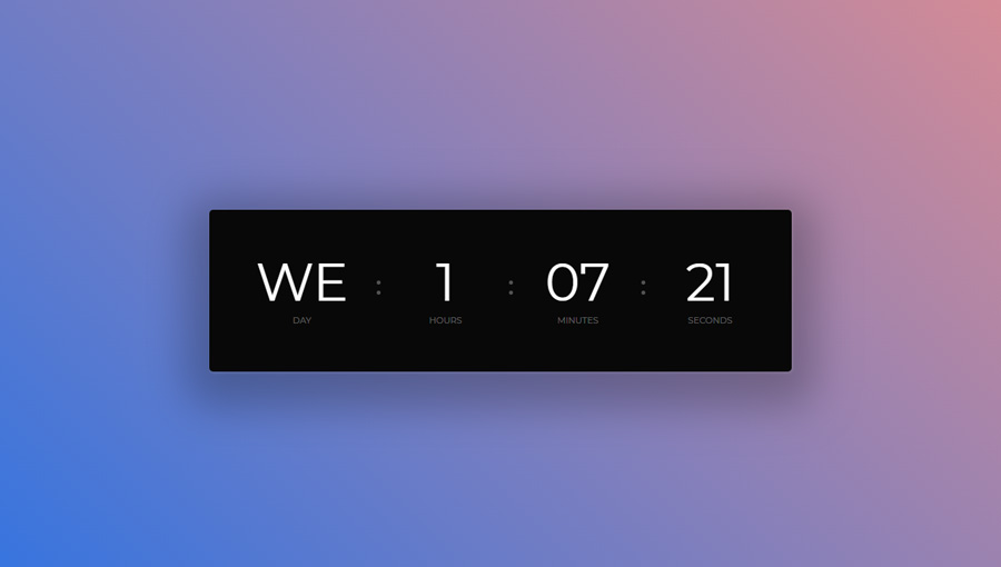 CSS VARIABLEPOWERED CLOCK