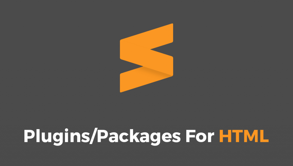 Sublime Text Plugins/Packages For HTML