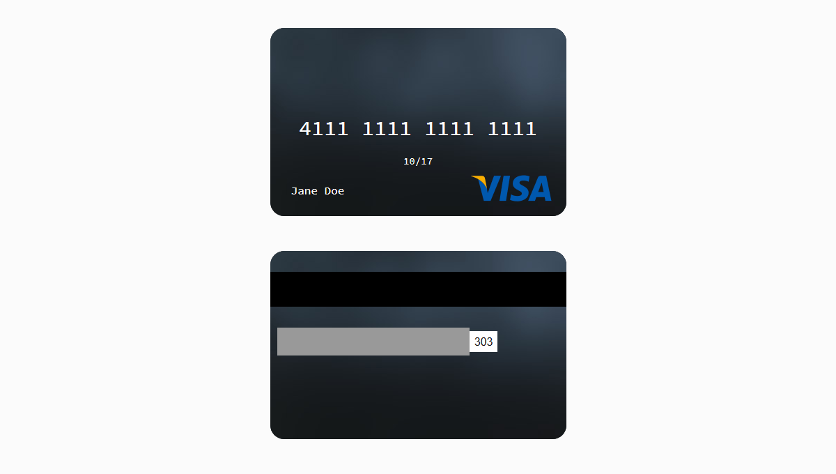 CREDIT CARD TEMPLATE
