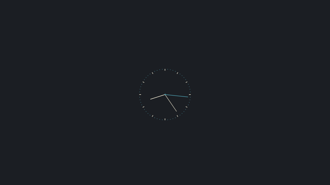 MINIMALIST CLOCK