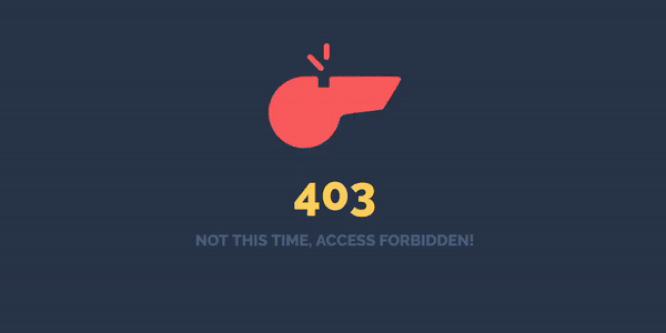 403 Forbidden HTML Templates | WebArtDeveloper