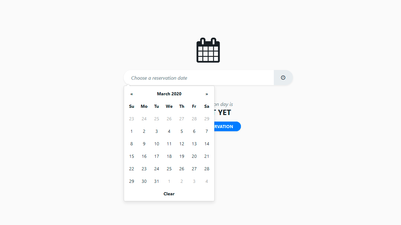 BOOTSTRAP DATEPICKER