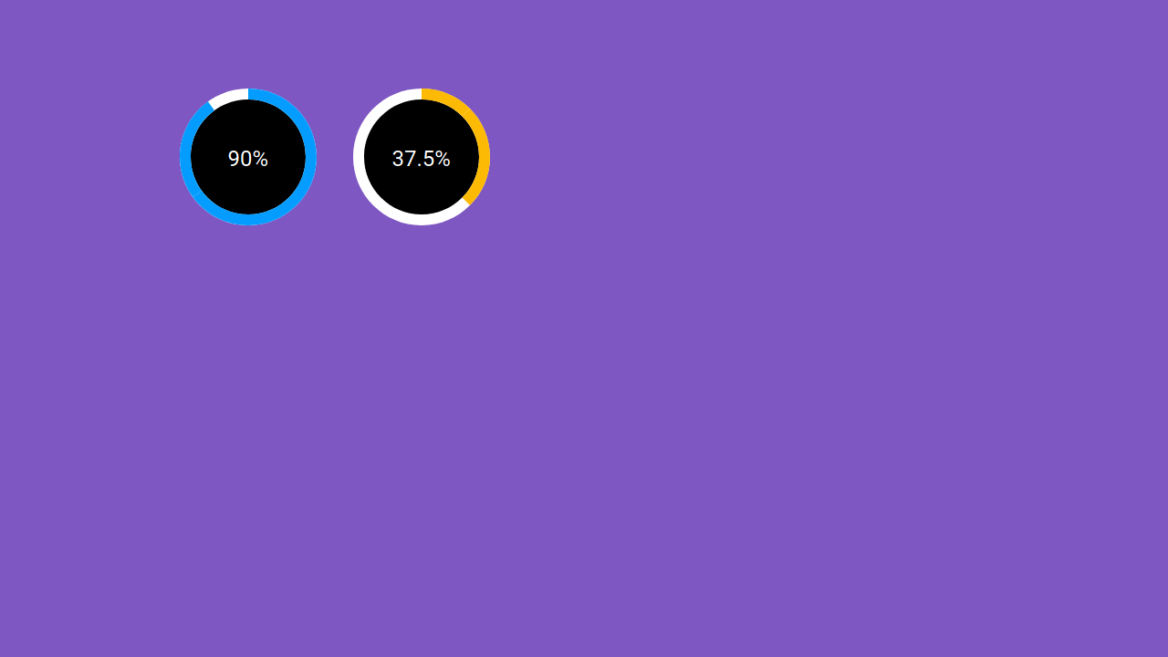 BOOTSTRAP 4 CIRCLE PROGRESS BAR
