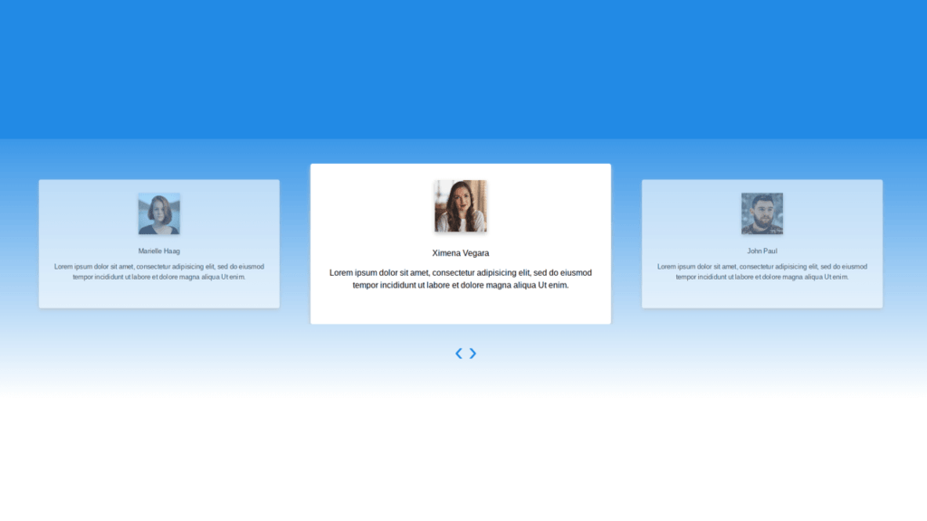 BOOTSTRAP 4 TESTIMONIAL CAROUSEL SLIDER