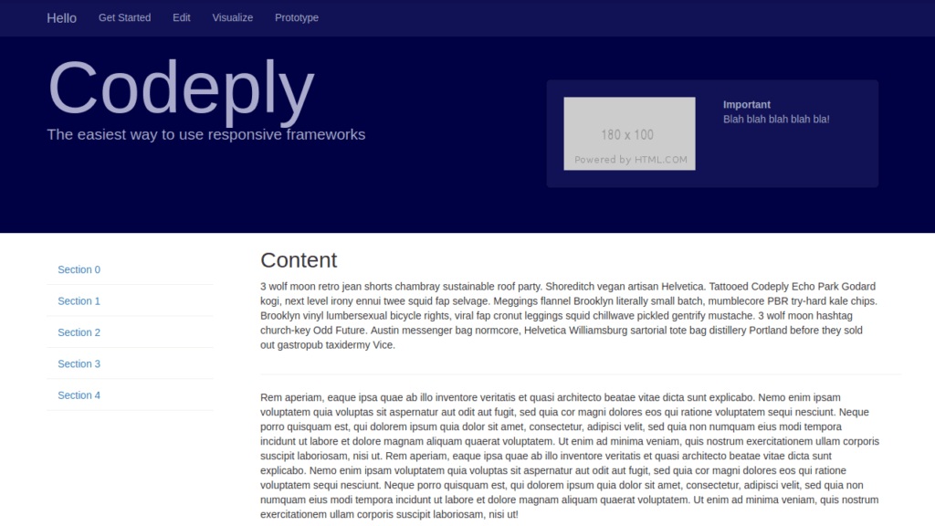 BOOTSTRAP TEMPLATE FIXED SIDEBAR AND HEADER