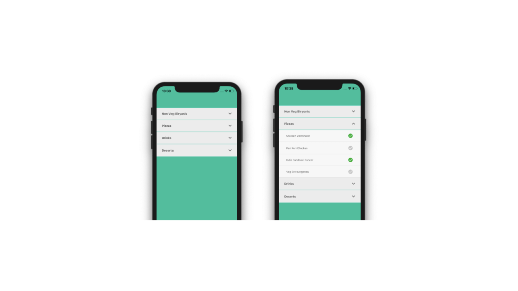 REACT NATIVE ACCORDION