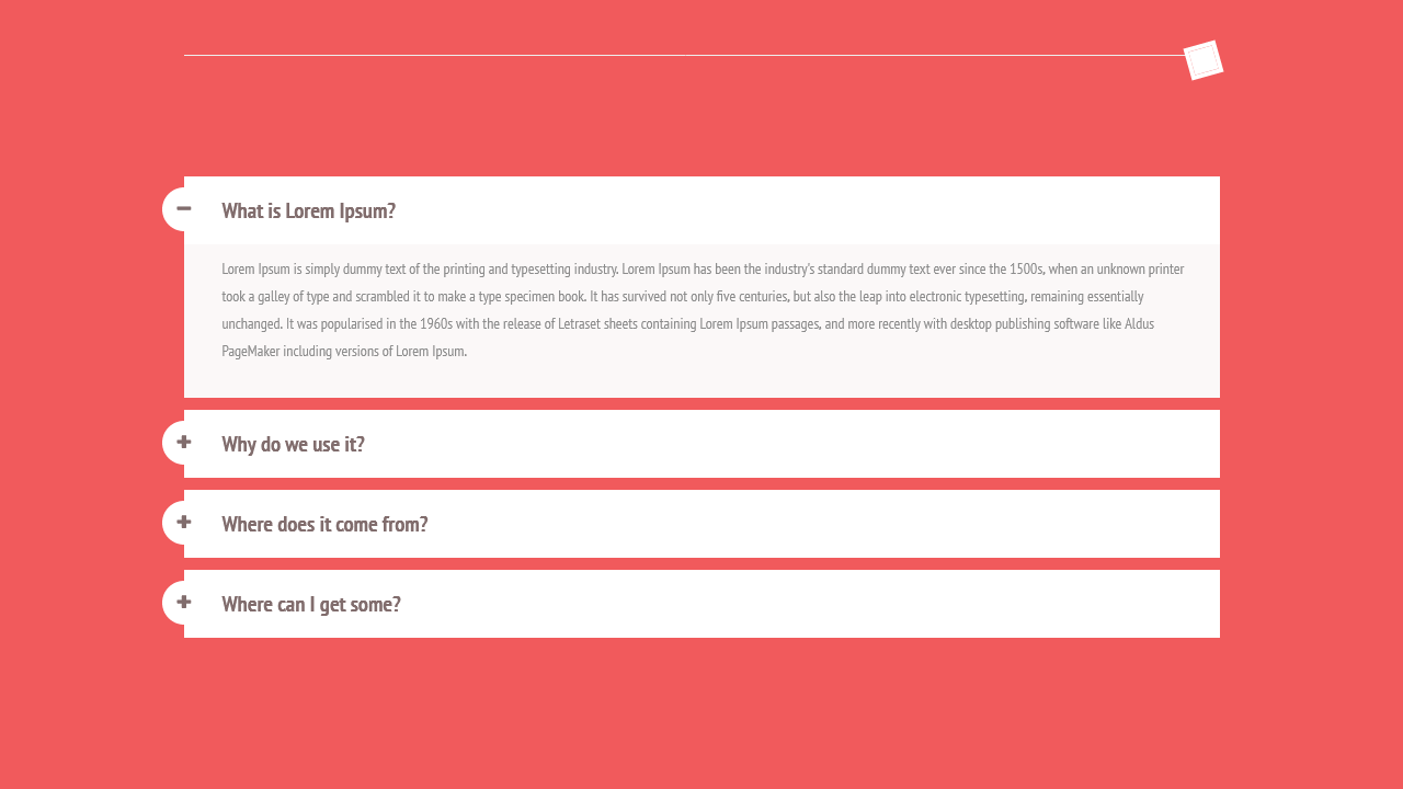 BOOTSTRAP ACCORDION START TEMPLATE