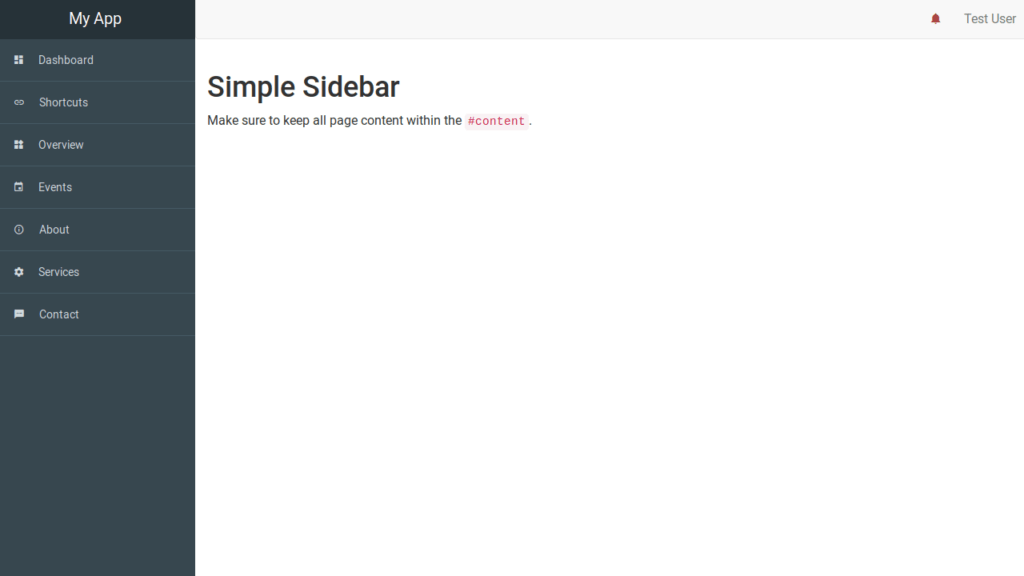 BOOTSTRAP 3 SIDEBAR LAYOUT