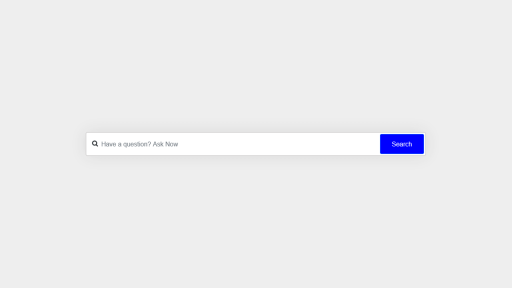 BOOTSTRAP 5 SEARCH BOX