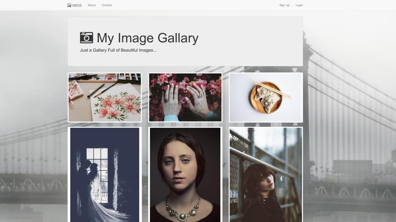 IMAGE GALLERY BOOTSTRAP