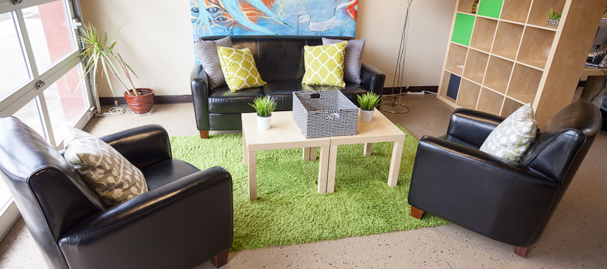 Inside the offices at Fred Real Estate Inman