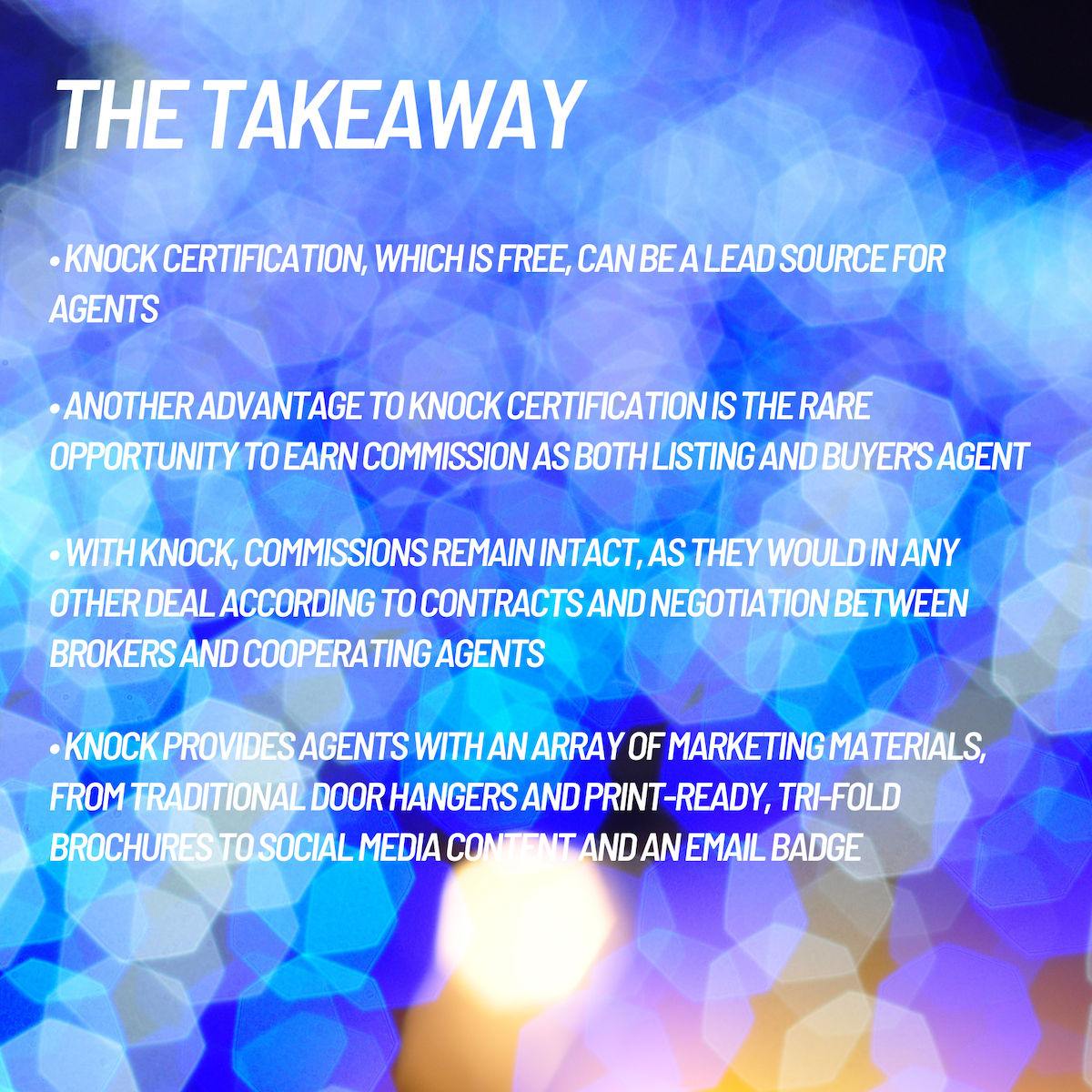 Knock What It Is And How Agents Can Win With Alternative Financing Inman