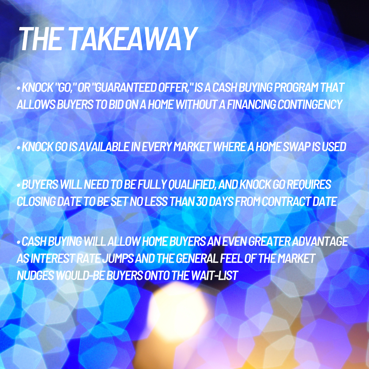 Knock What It Is And How Agents Can Win With Alternative Financing Inman