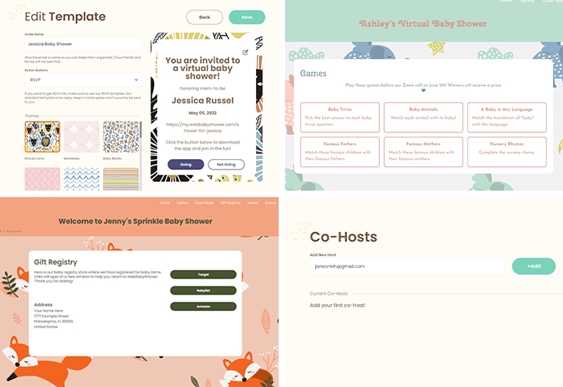 The Best Virtual Baby Shower Platform for an Incredible Shower