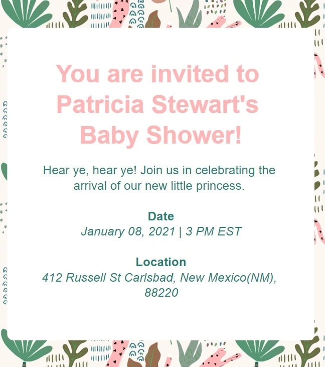 How to Fill out Baby Shower Invitations Etiquette & Examples!