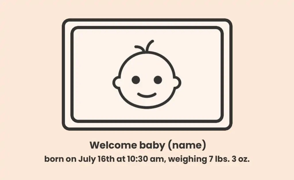 100+ Birth Announcement Ideas for Friends, Family, and in the Office