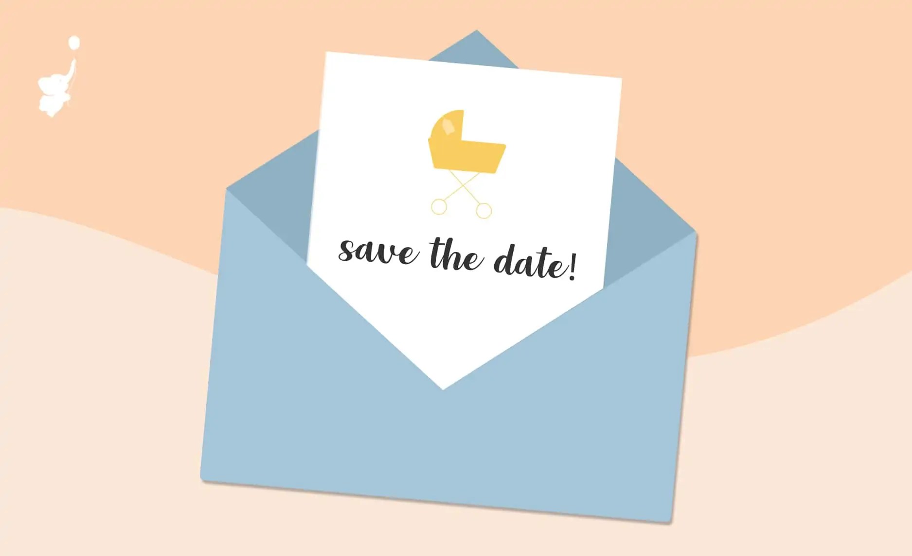 Baby Shower — Save the Date Email Etiquette