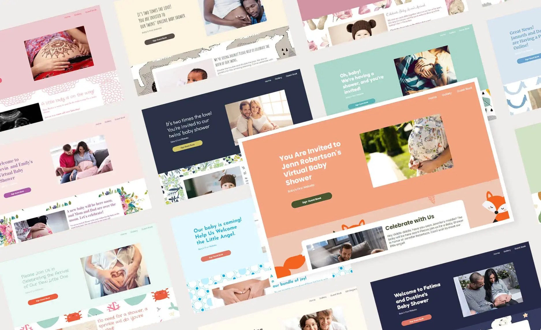 Top 5 Free Baby Shower sites 2024