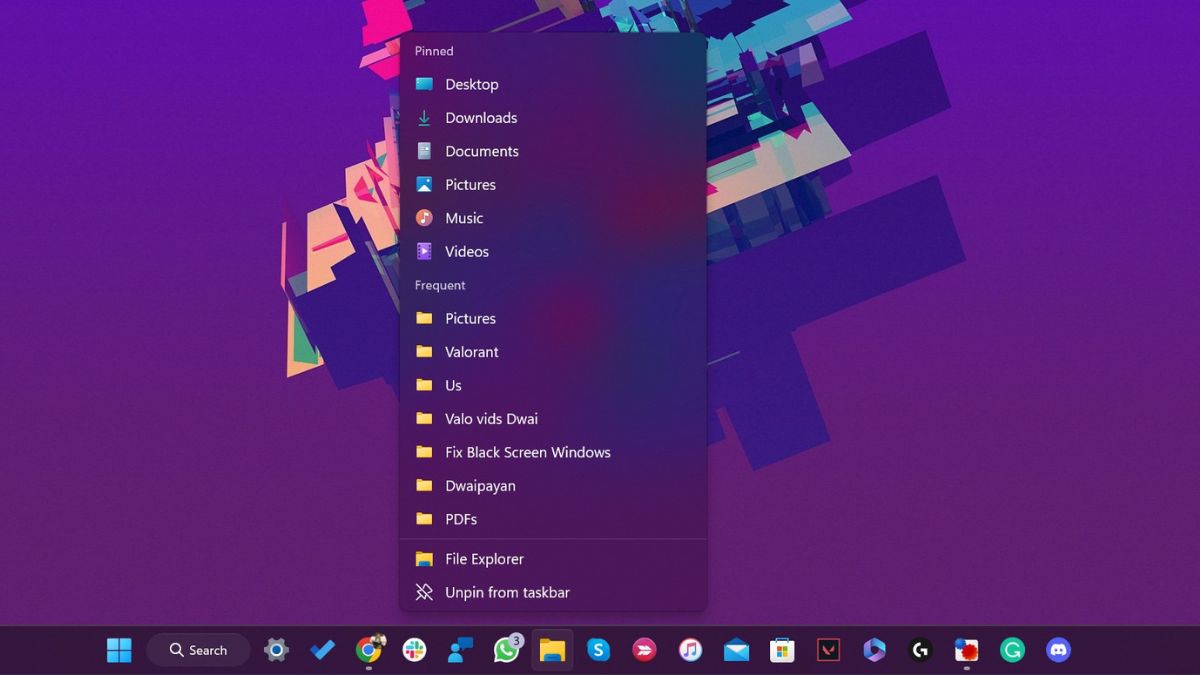 如何修復跳轉清單在 Windows 11 中不起作用的問題