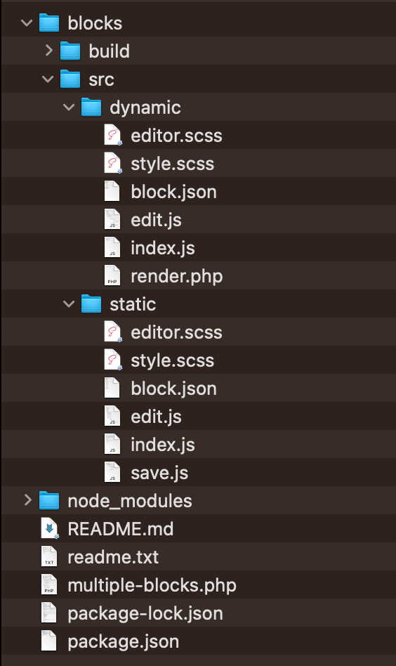 WordPress block development Building multiple blocks berZone