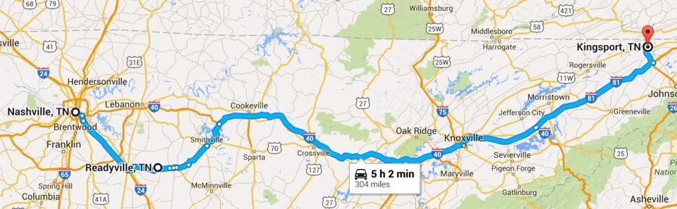 8To Kingsport TN
