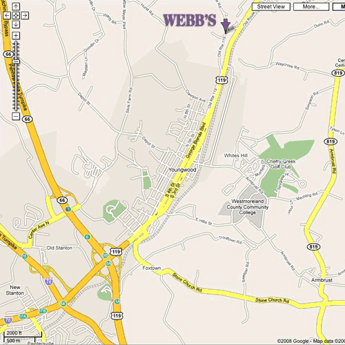 Directions to b's Service Center