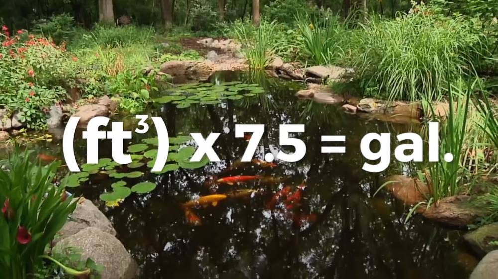Calculating Gallons Best Prices on Everything for Ponds and Water