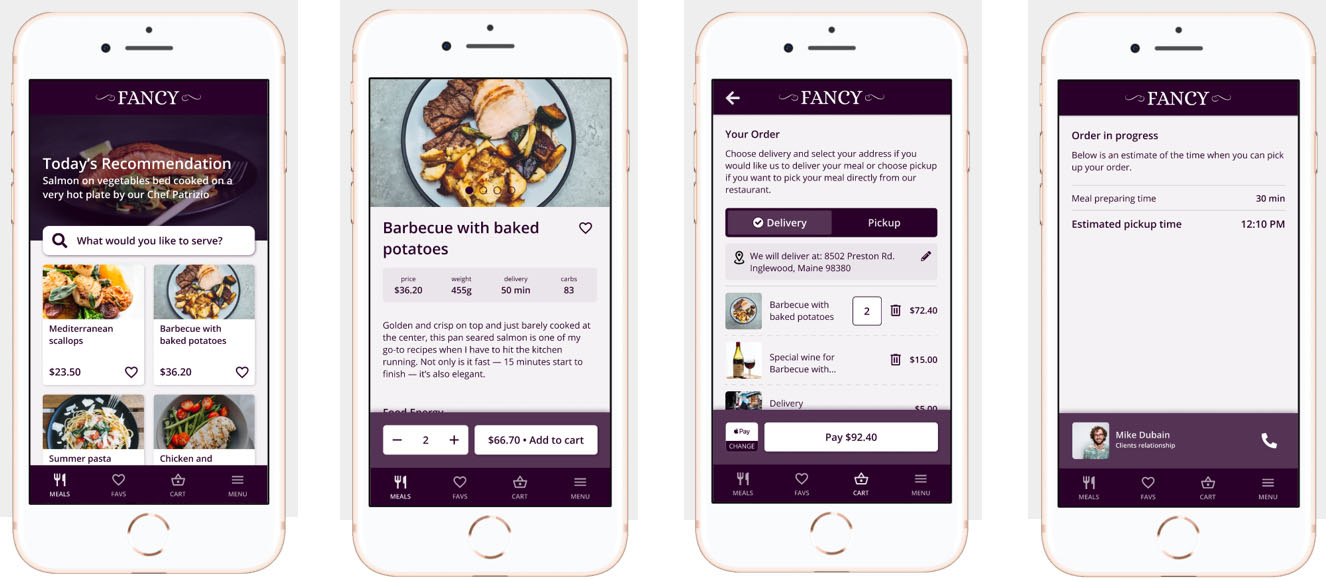 Fancy App UX / UI Design by Art