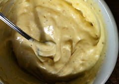 Foto van kerrie mayonaise