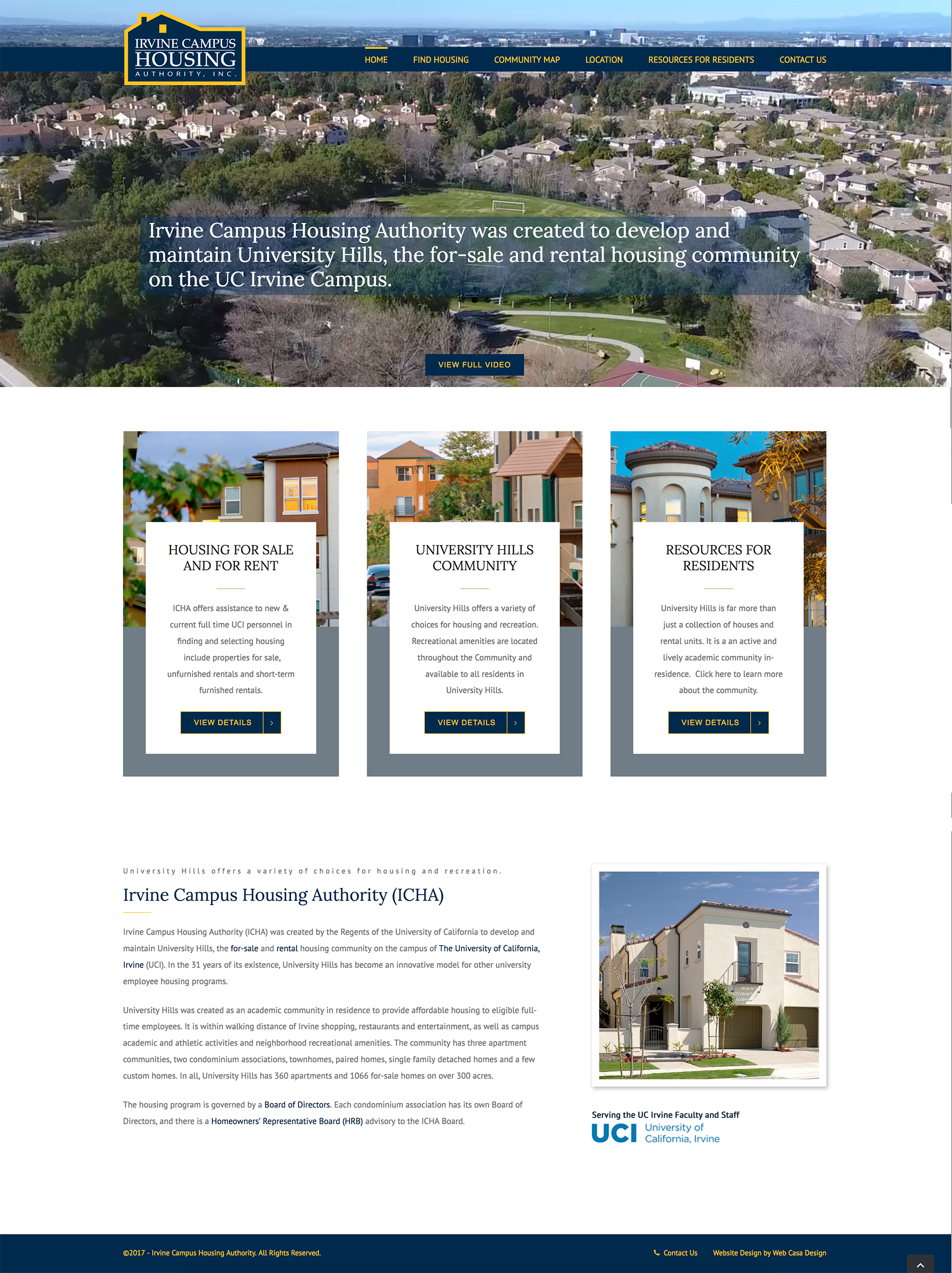 Irvine Campus Housing Authority  Casa Design