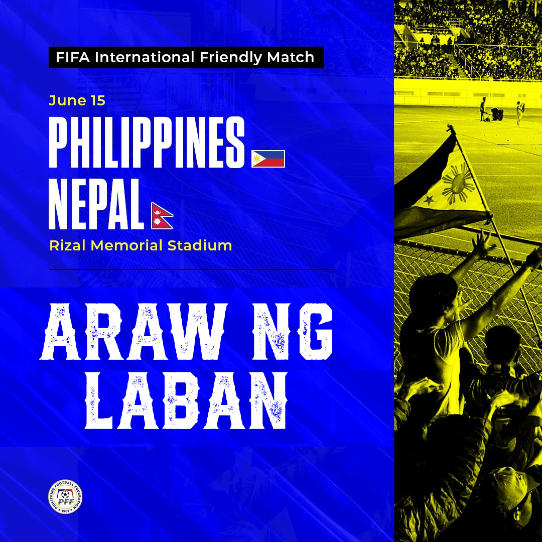 FIFA International ‘A’ Friendly Match PHILIPPINES vs NEPAL