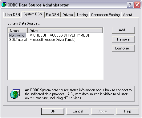 How to set up a system DSN? – WebCheatSheet