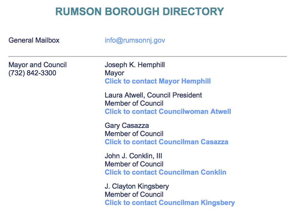 Borough of Rumson, NJ
